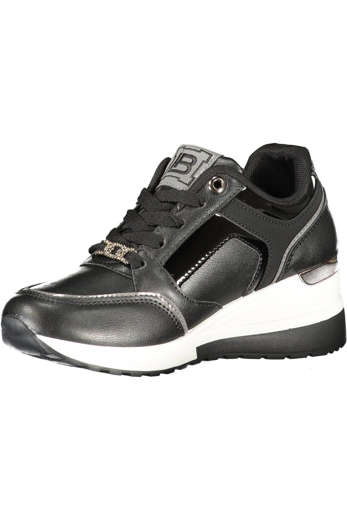 LAURA BIAGIOTTI WOMEN'S BLACK SPORTS SHOES