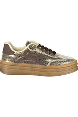 LAURA BIAGIOTTI WOMEN'S GOLD SPORTS SHOES