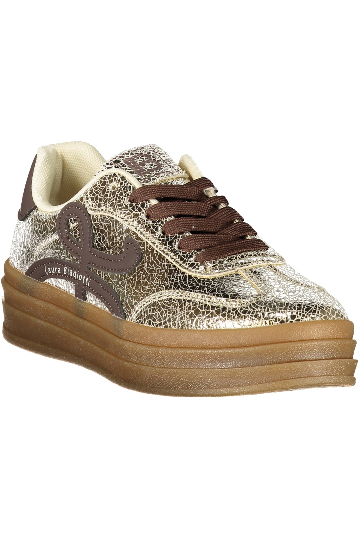 LAURA BIAGIOTTI WOMEN'S GOLD SPORTS SHOES