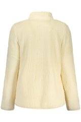 LAURA BIAGIOTTI WOMEN'S BEIGE ZIP-UP SWEATSHIRT