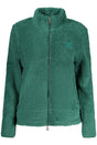 LAURA BIAGIOTTI WOMEN'S GREEN ZIP-UP SWEATSHIRT
