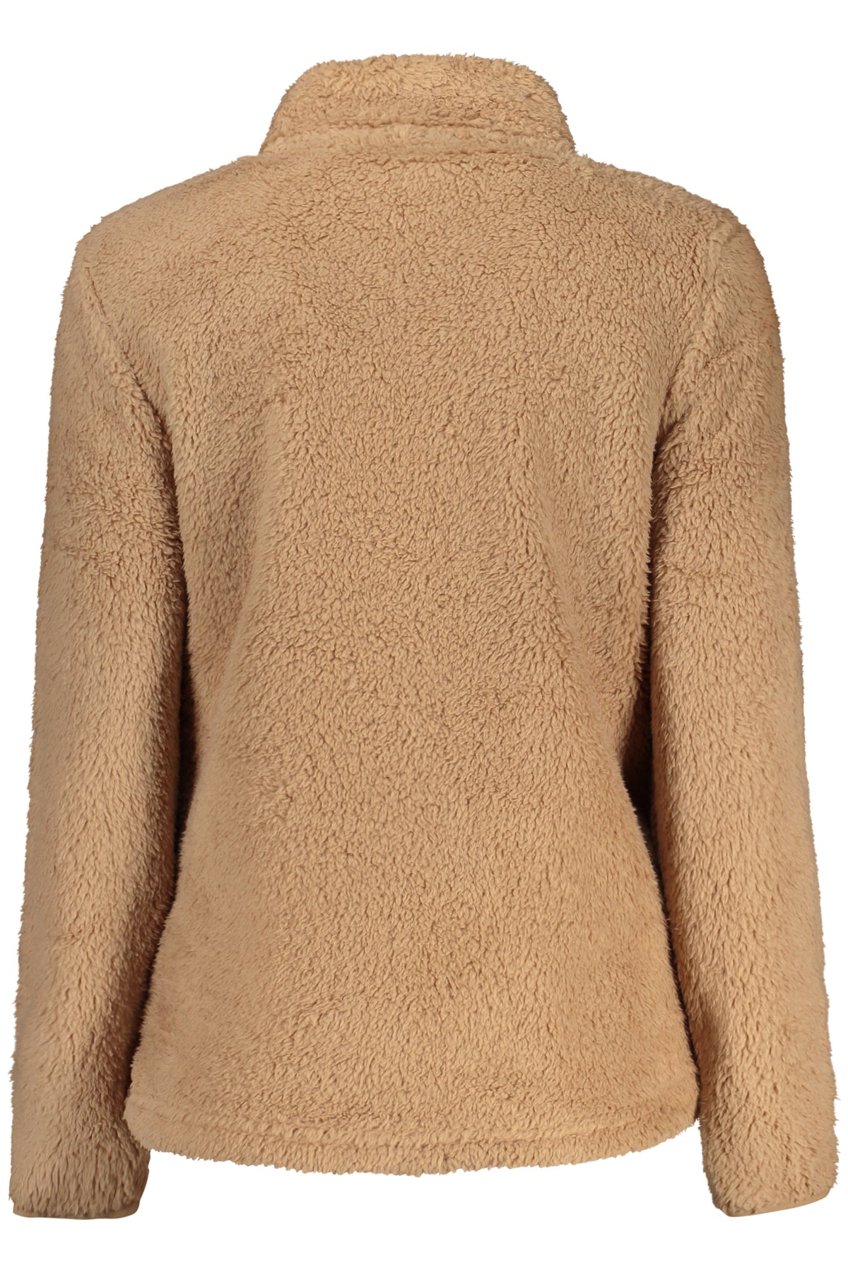 LAURA BIAGIOTTI WOMEN'S BROWN ZIP-UP SWEATSHIRT
