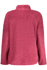 LAURA BIAGIOTTI WOMEN'S PURPLE ZIP-UP SWEATSHIRT