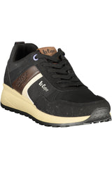 LEE COOPER MEN'S BLACK SPORTS SHOES