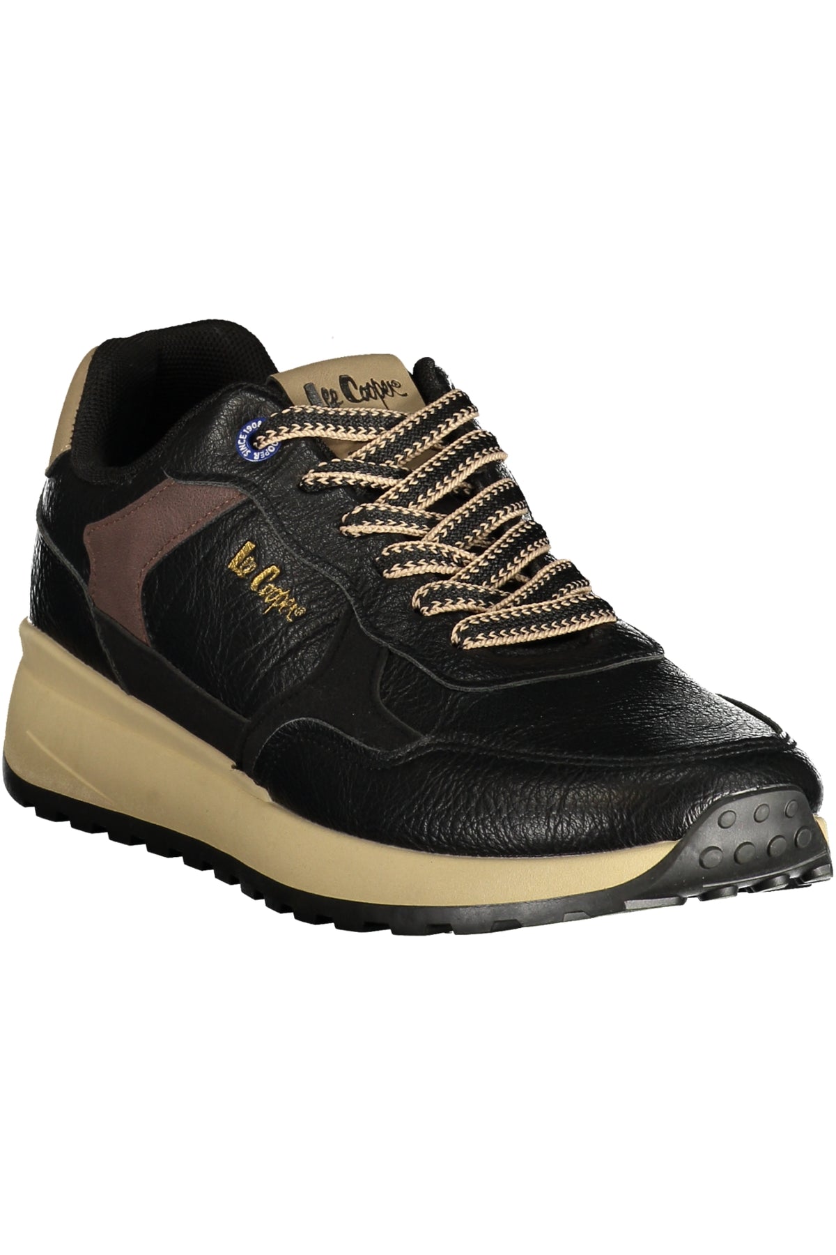 LEE COOPER MEN'S BLACK SPORTS SHOES