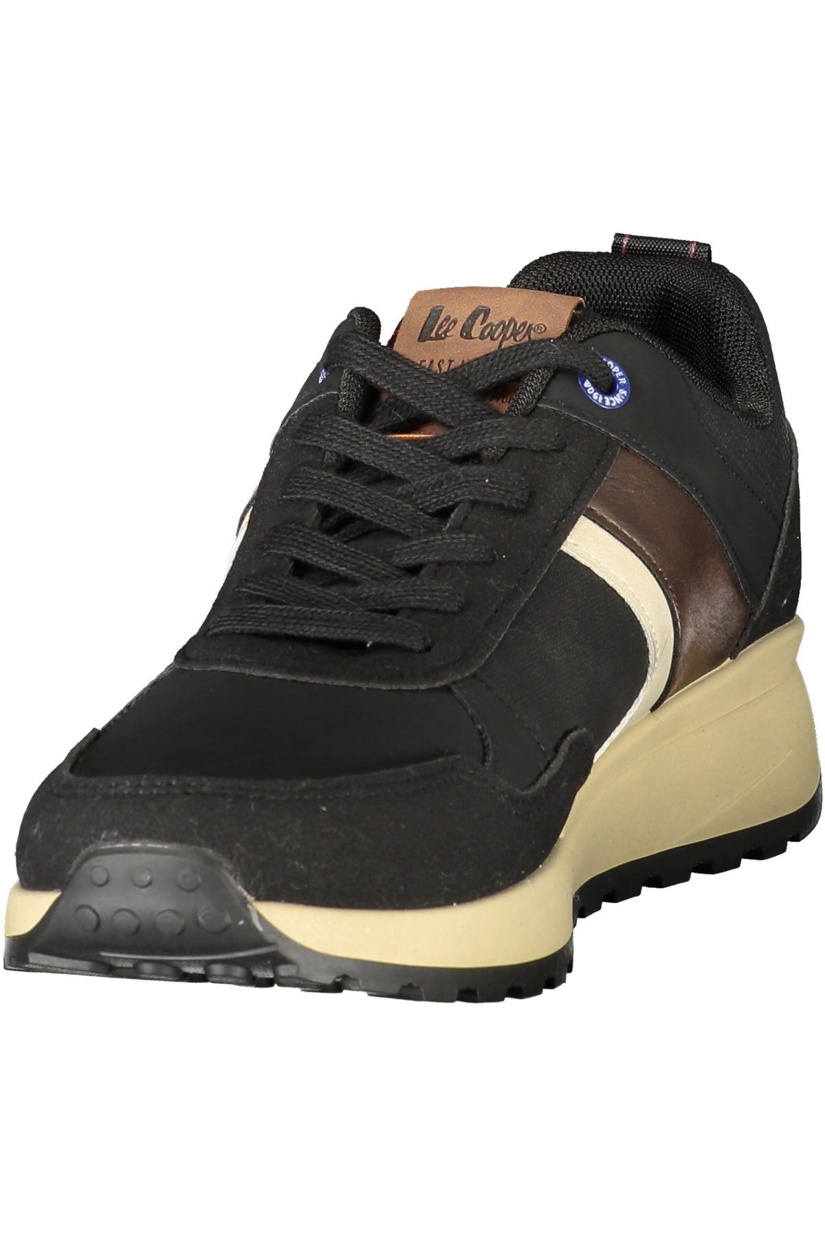 LEE COOPER MEN'S BLACK SPORTS SHOES