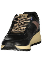 LEE COOPER MEN'S BLACK SPORTS SHOES