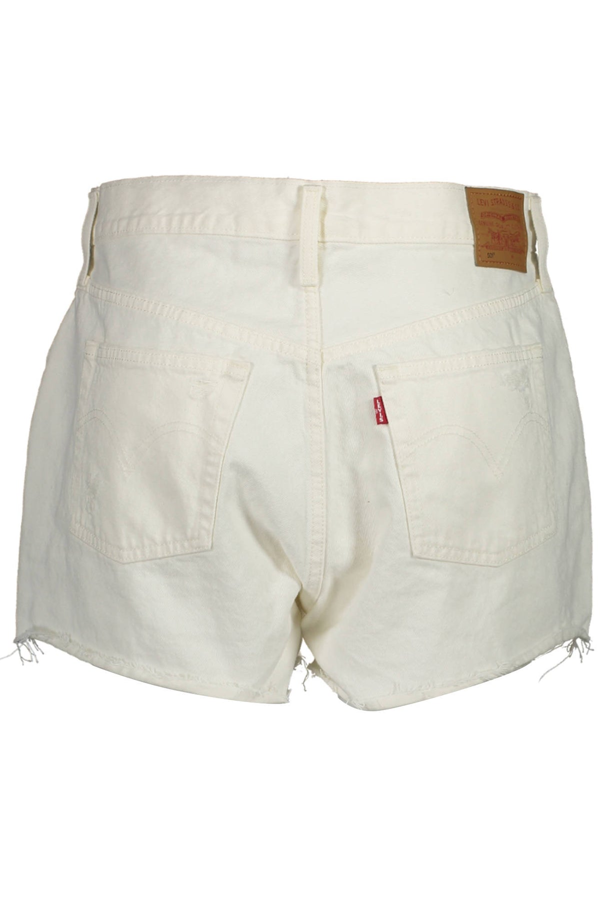 LEVI'S JEANS SHORT WOMAN WHITE