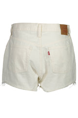 LEVI'S JEANS SHORT WOMAN WHITE