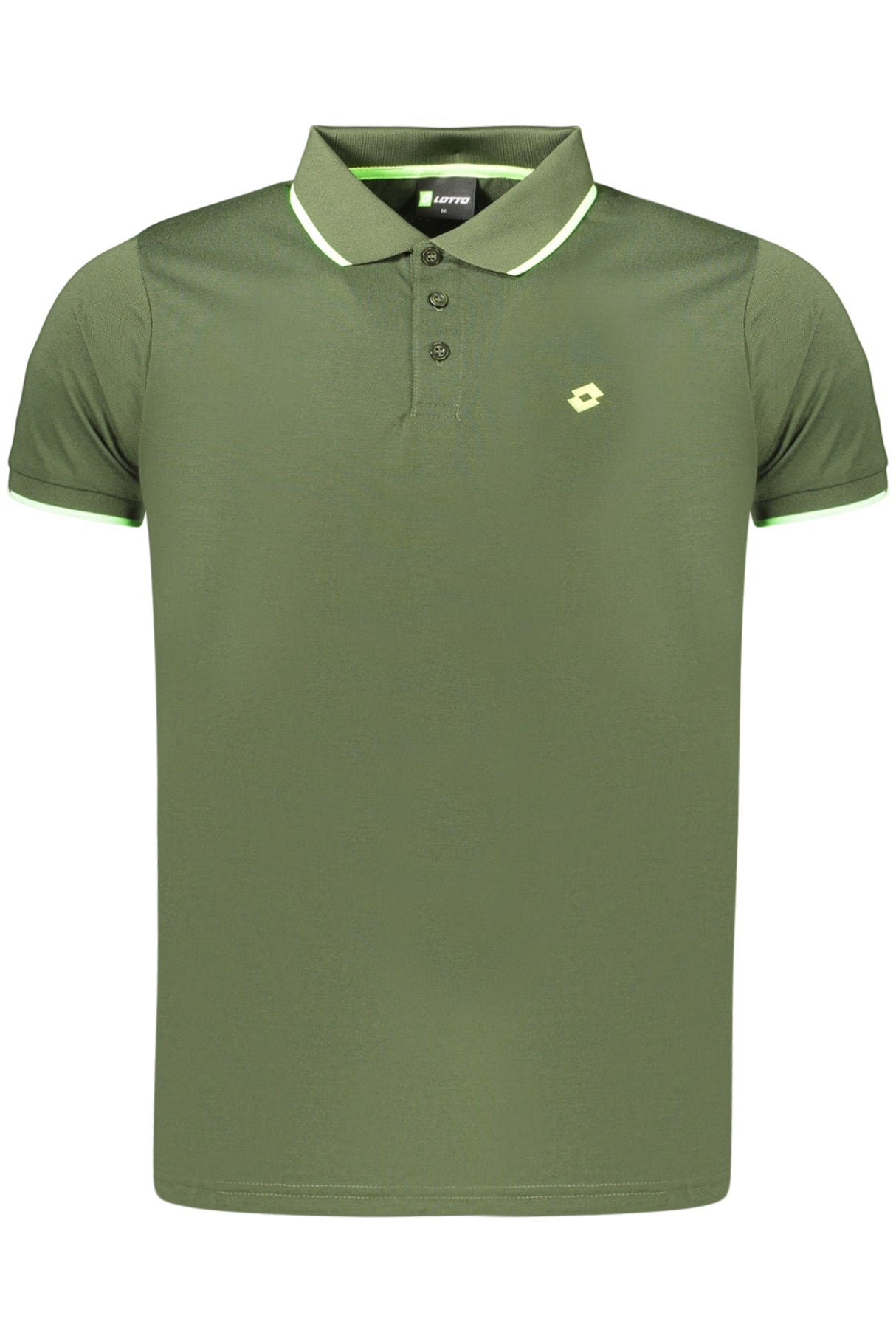 LOTTO MEN'S SHORT-SLEEVED POLO SHIRT GREEN