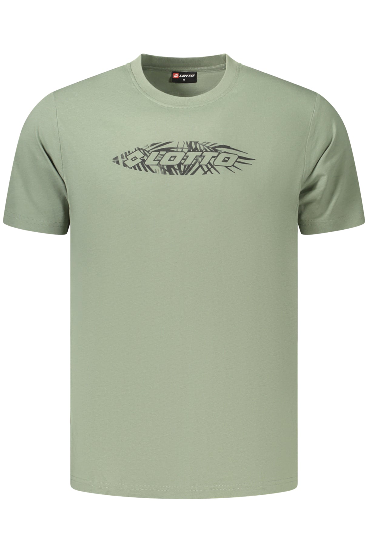 LOTTO MEN'S SHORT-SLEEVED GREEN T-SHIRT