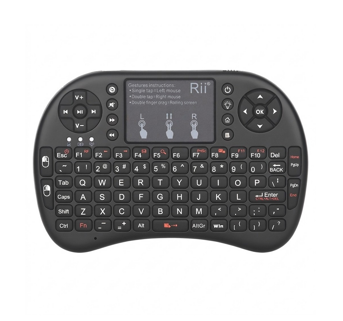 Rii Mini Keyboard Wireless 2.4GHz with Touchpad i8+