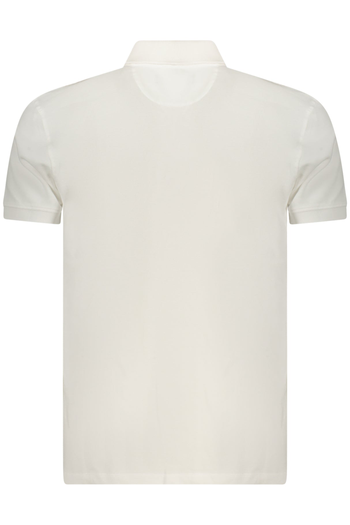 Navy Men's Short-Sleeved Polo Shirt, White