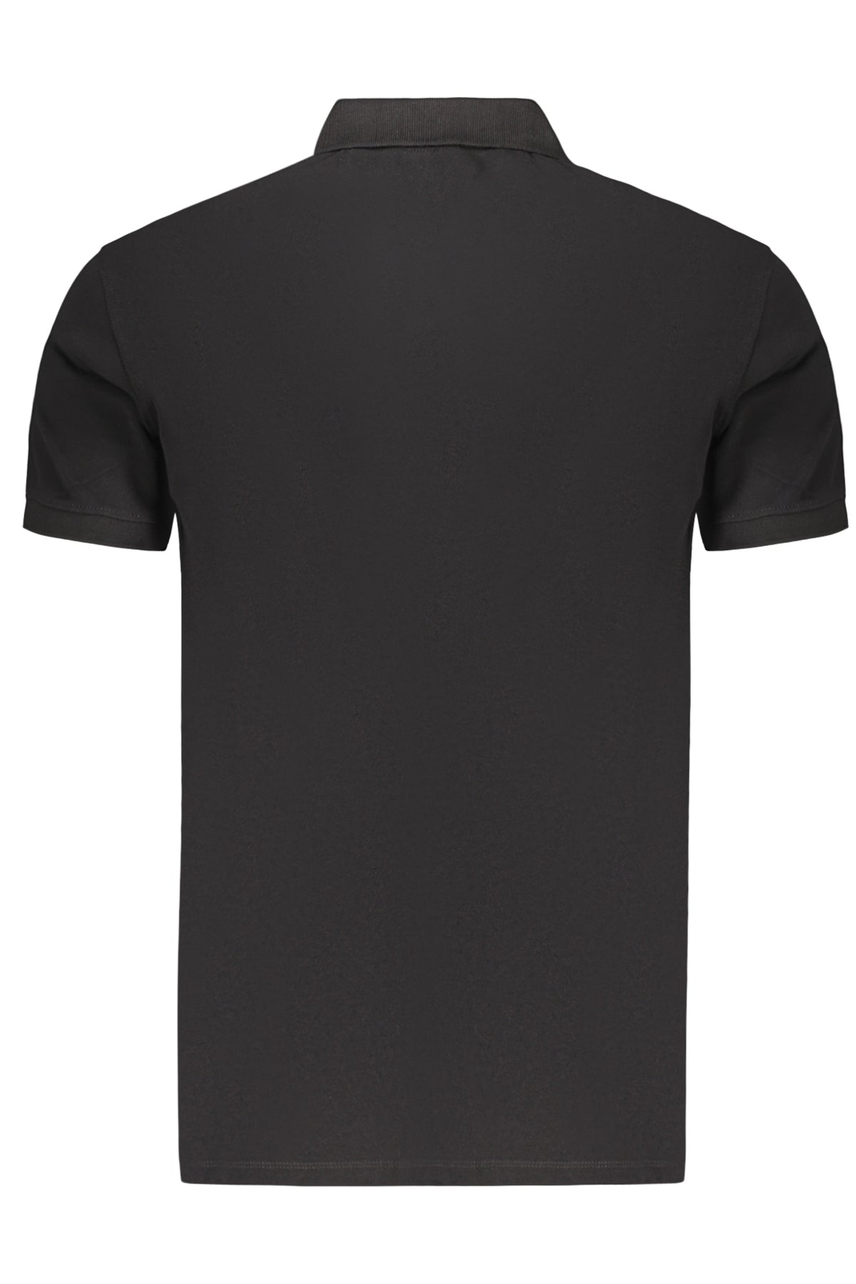 Navy Men's Black Short-Sleeved Polo Shirt
