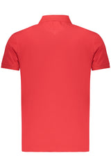 MEN'S RED NAVY SHORT-SLEEVE POLO SHIRT