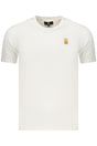 Navy Men's Short-Sleeved White T-Shirt