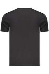 Navy Men's Black Short-Sleeved T-Shirt