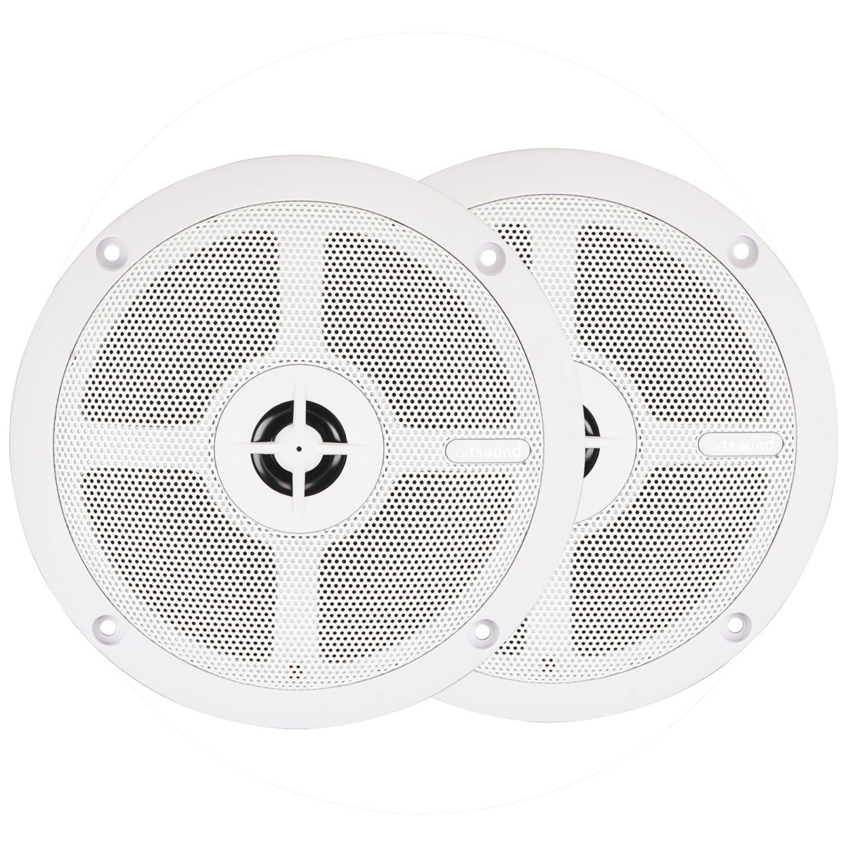 Artsound MDC6.2 W Ceiling Marine Speakers IP66 5.25'' White (pair)