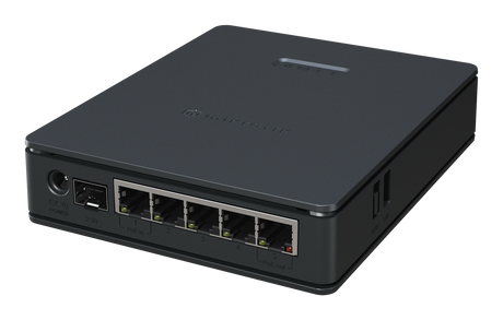 MikroTik Router Wi-Fi 6 hAP ax S AX2400 5xGbE/2.5G SFP/PoE In-Out/USB E62IUG