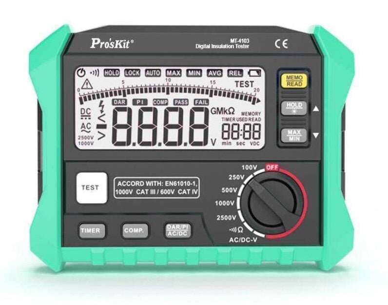 Proskit Digital Insulation Tester MT-4103