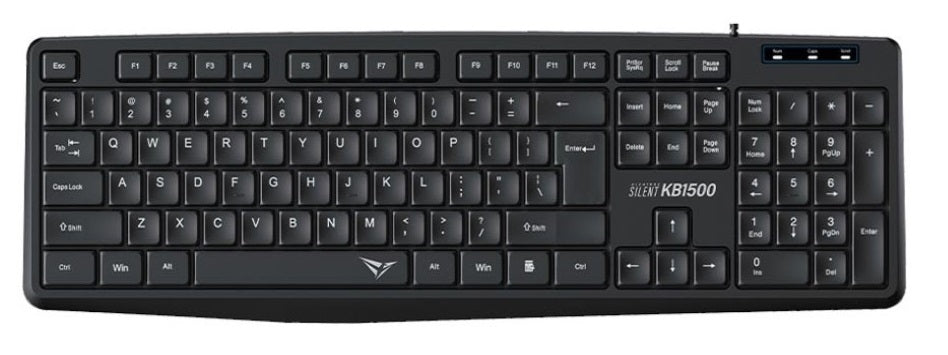 Alcatroz KB1500 Silent Wired Keyboard