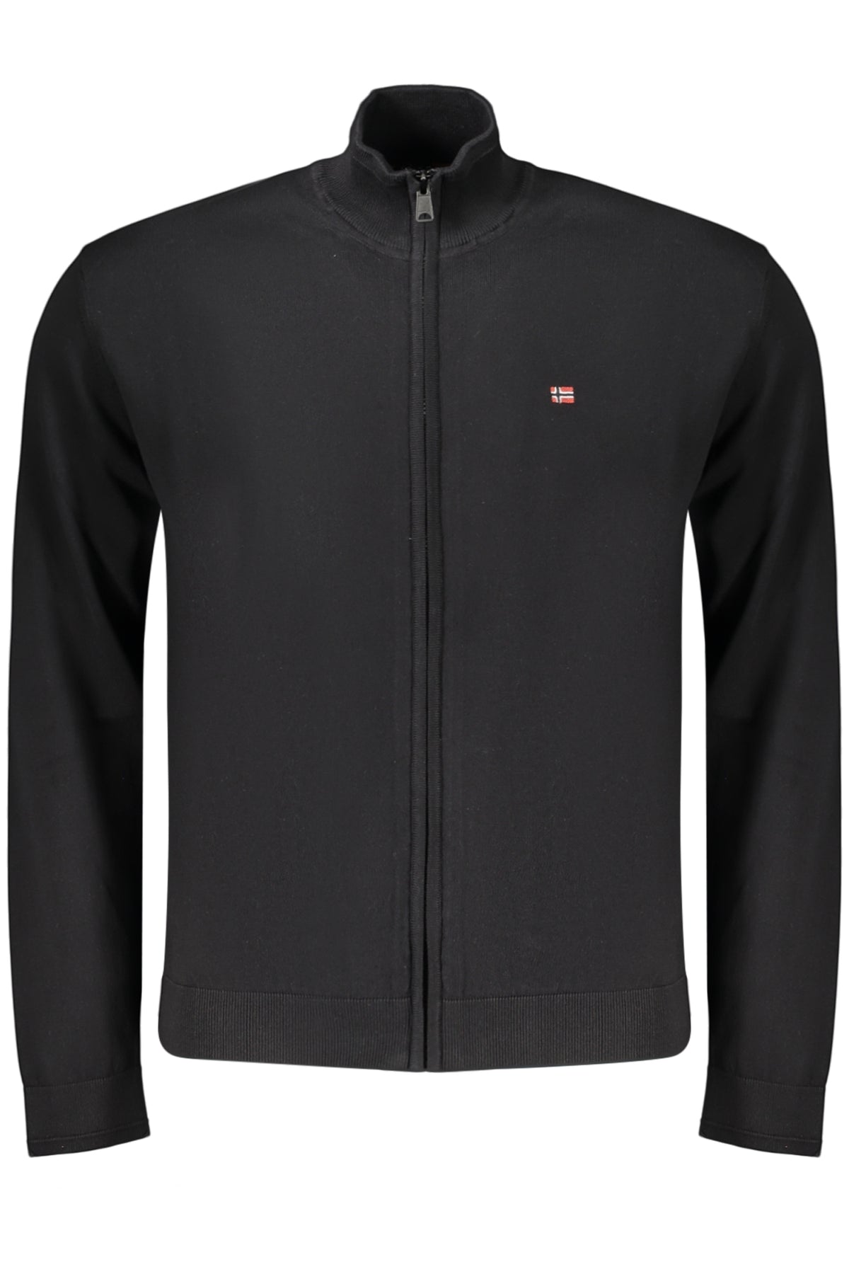 NAPAPIJRI MEN'S BLACK CARDIGAN