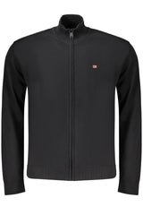 NAPAPIJRI MEN'S BLACK CARDIGAN