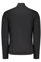 NAPAPIJRI MEN'S BLACK CARDIGAN