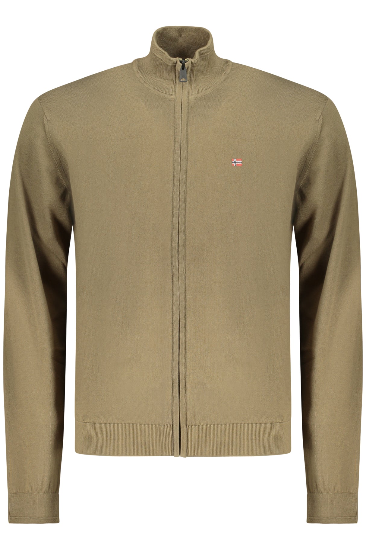 NAPAPIJRI MEN'S GREEN CARDIGAN