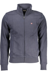 NAPAPIJRI MEN'S ZIP-UP SWEATSHIRT BLUE