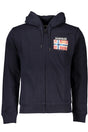 NAPAPIJRI MEN'S BLUE ZIP SWEATSHIRT