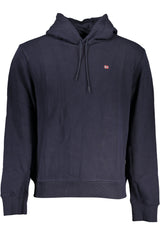 NAPAPIJRI MEN'S BLUE ZIP SWEATSHIRT