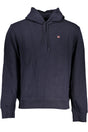 NAPAPIJRI MEN'S BLUE ZIP SWEATSHIRT