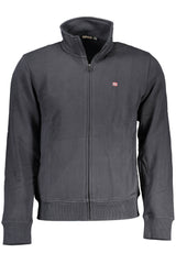 NAPAPIJRI MEN'S ZIP-UP SWEATSHIRT BLACK