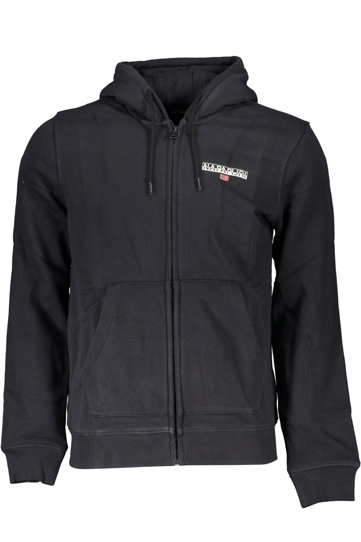 NAPAPIJRI MEN'S BLACK ZIP SWEATSHIRT