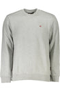NAPAPIJRI MEN'S GRAY ZIPLESS SWEATSHIRT