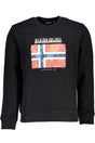 NAPAPIJRI MEN'S BLACK ZIPLESS SWEATSHIRT