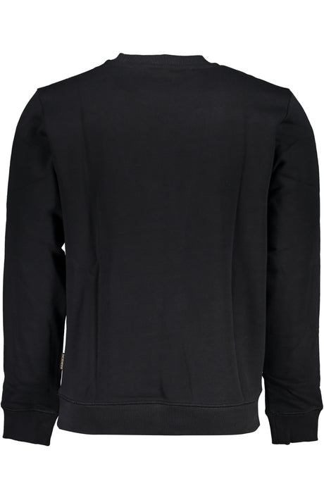 NAPAPIJRI MEN'S BLACK ZIPLESS SWEATSHIRT