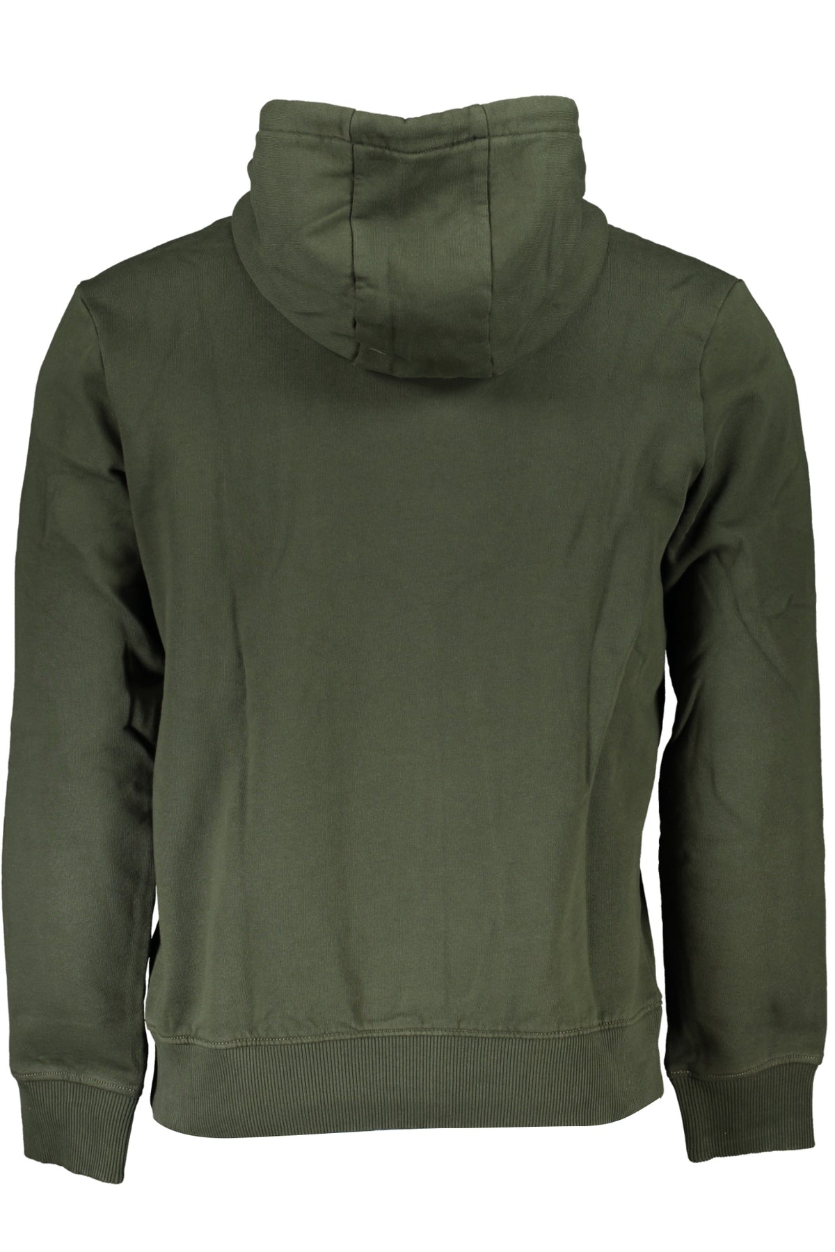 NAPAPIJRI GREEN MEN'S ZIPLESS SWEATSHIRT