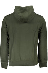 NAPAPIJRI GREEN MEN'S ZIPLESS SWEATSHIRT