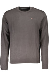 NAPAPIJRI MEN'S GRAY SWEATER