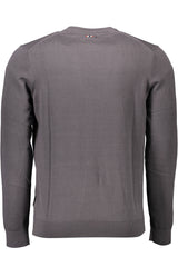 NAPAPIJRI MEN'S GRAY SWEATER