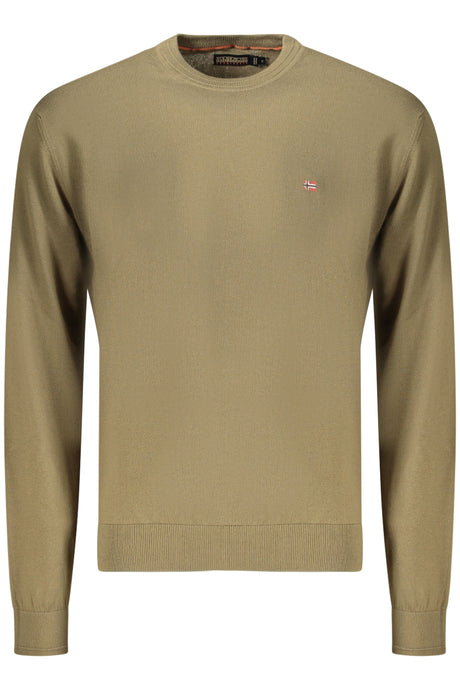 NAPAPIJRI MEN'S GREEN SWEATER