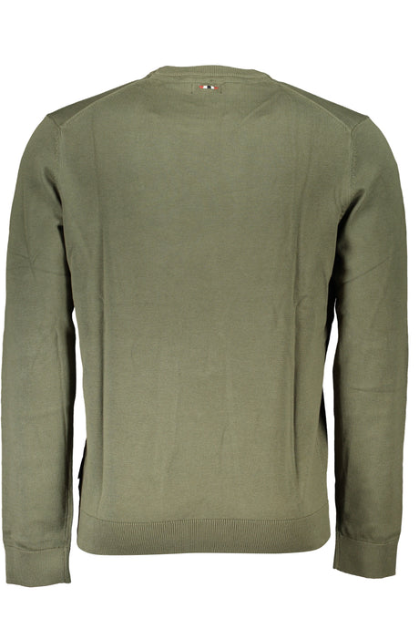 NAPAPIJRI GREEN MEN'S SWEATER