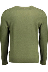 NAPAPIJRI MEN'S GREEN SWEATER