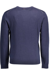 NAPAPIJRI MEN'S BLUE SWEATER