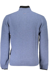 NAPAPIJRI MEN'S BLUE SWEATER