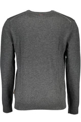 NAPAPIJRI MEN'S GRAY SWEATER