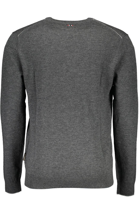 NAPAPIJRI MEN'S GRAY SWEATER
