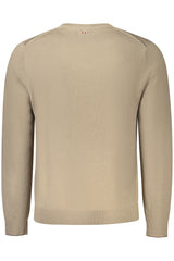 NAPAPIJRI MEN'S BROWN SWEATER